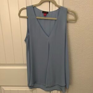 Vince Camuto Light Blue Sleeveless Blouse